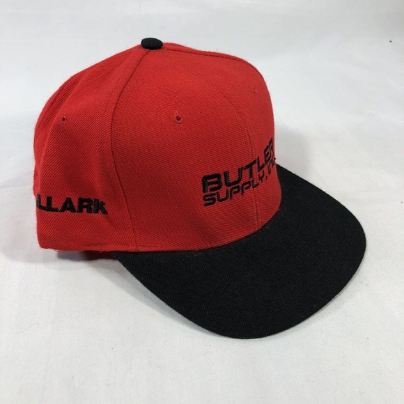 BUTLER SUPPLY INC KILLARK NISSIN CAP HAT SNAPBACK RED BLACK ONE SIZE FITS MOST - Picture 3 of 16